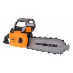 Reťazová píla s prilbou